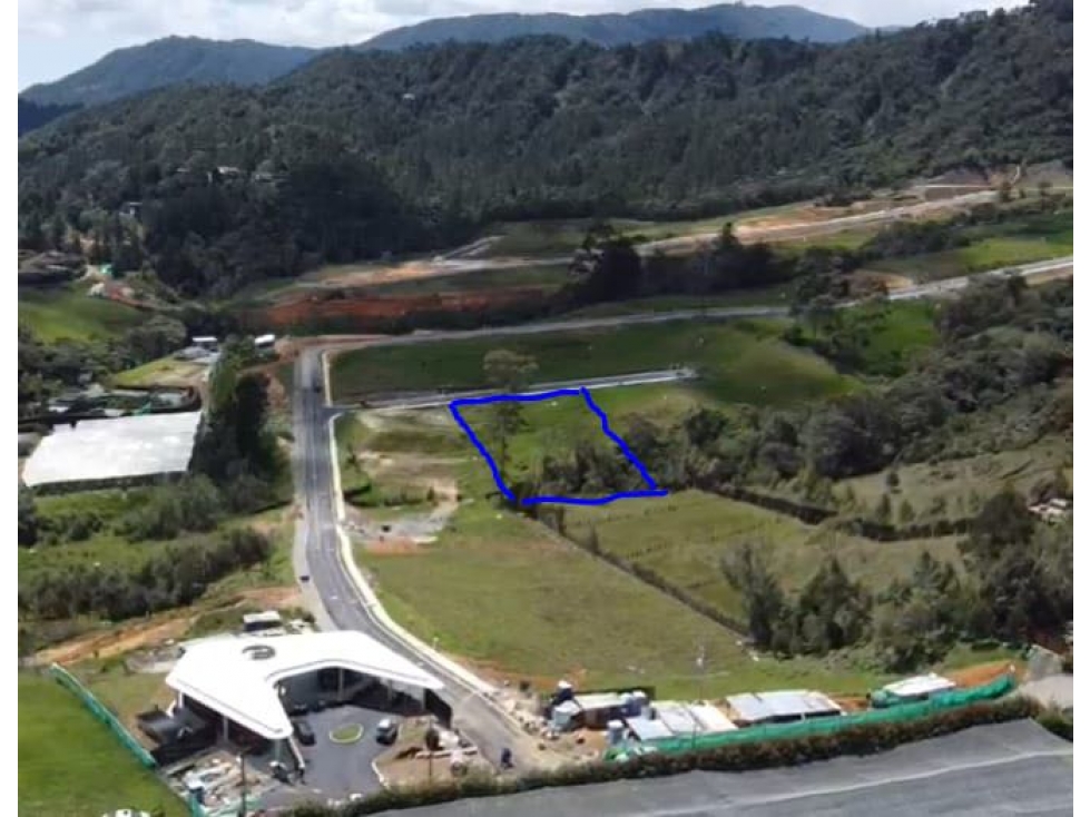 Venta de lote campestre alto del escobero unidad cerrada — foto 2