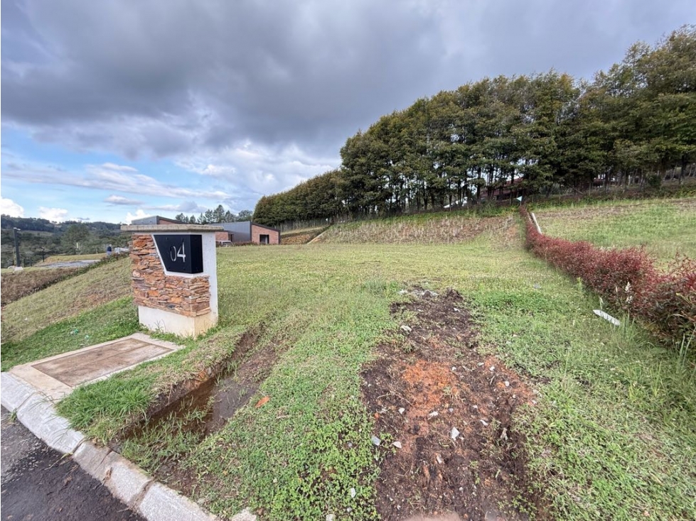 Venta de lote campestre alto de las palmas unidad cerrada charco azul — foto 4