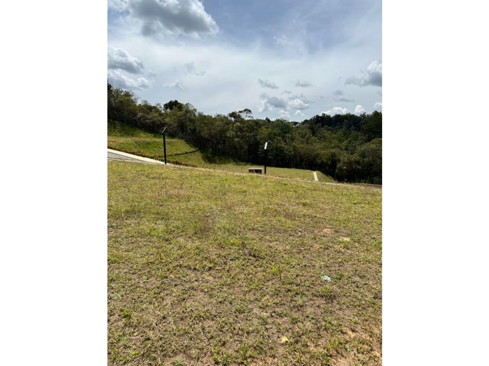 Venta de lote campestre en las palmas envigado unidad cerrada