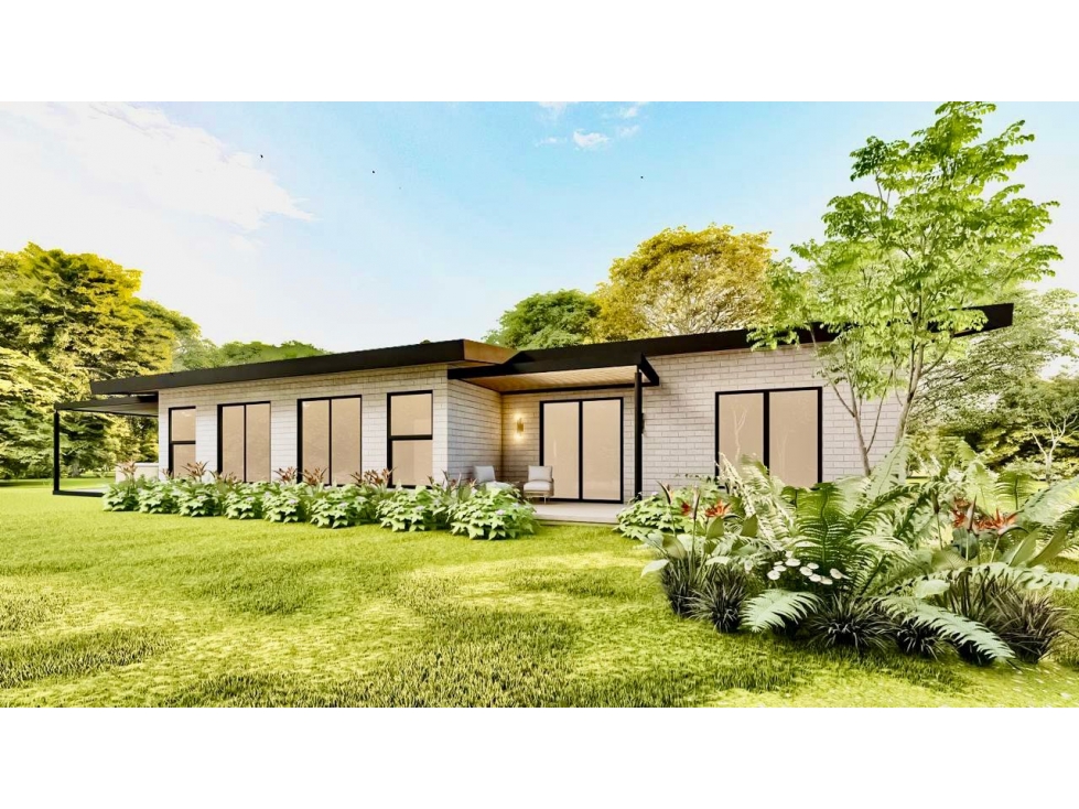 Venta de lote con casa en construcción en Guarne vereda la hondita