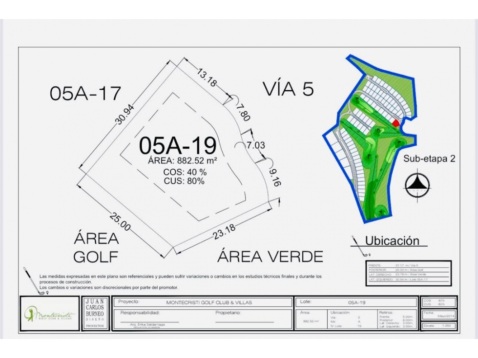 Lote pendiente negativa de venta Urb. Montecristi Golf Club-Manabí. - 3