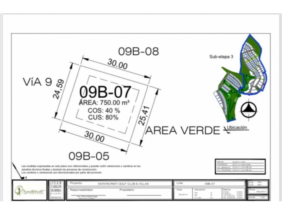 Terreno pendiente negativa en venta en Urb. Montecristi Golf-Manabí. — foto 3