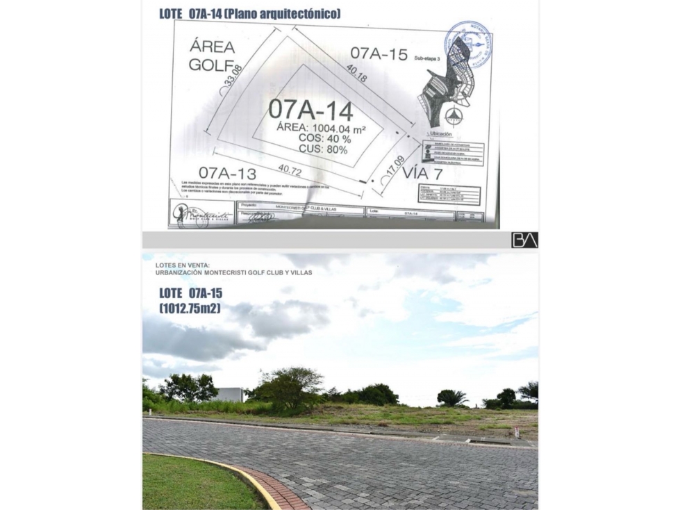 Terreno plano en venta Urb.Montecristi Golf Club-Manabí. — foto 3