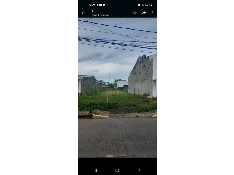 Venta de lote en la castellna