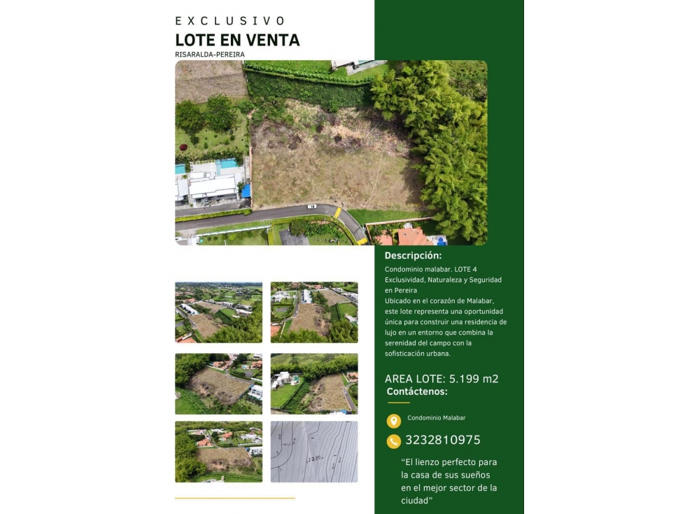 VENTA DE LOTE PEREIRA,CERRITOS,COLOMBIA — foto 2