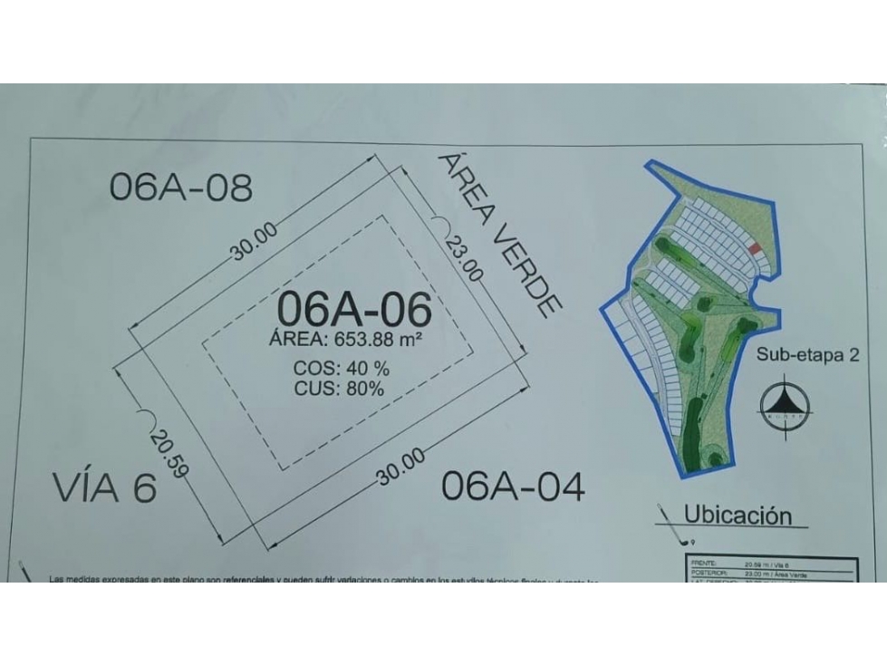 Lote plano de venta Urb. Montecristi Golf Club-Manabí. — foto 2