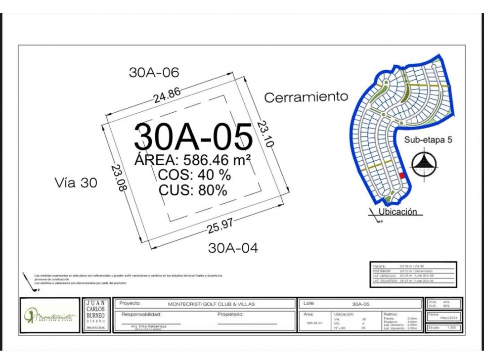 Terreno plano en venta en Urb. Montecristi Golf Club-Manabí. — foto 3