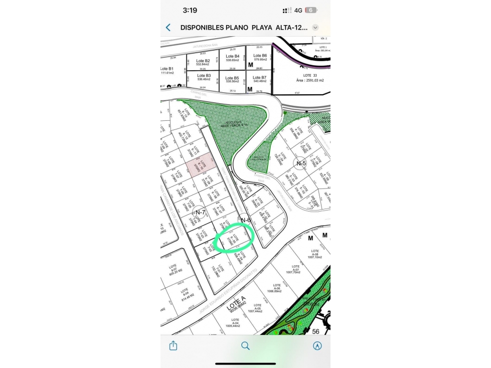 Venta de lote Urb. Playa Alta-Santa Marianita-Manta. — foto 2