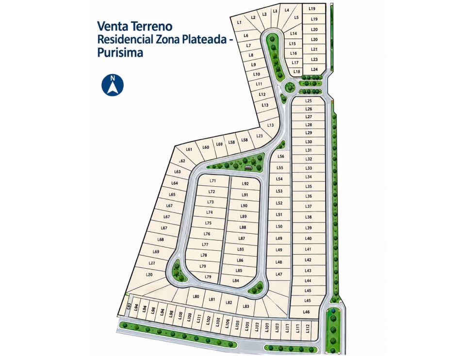 Venta Lote Residencial de 751 m² en La Purísima