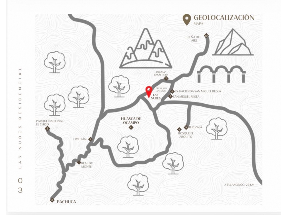 Venta Lotes Campestres de 750 a 1,270 m² en Huasca - 3