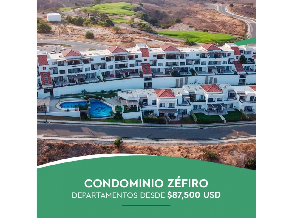 Suites de venta en Condominio Zefiro en Montecristi Golf Club-Manabí - 1