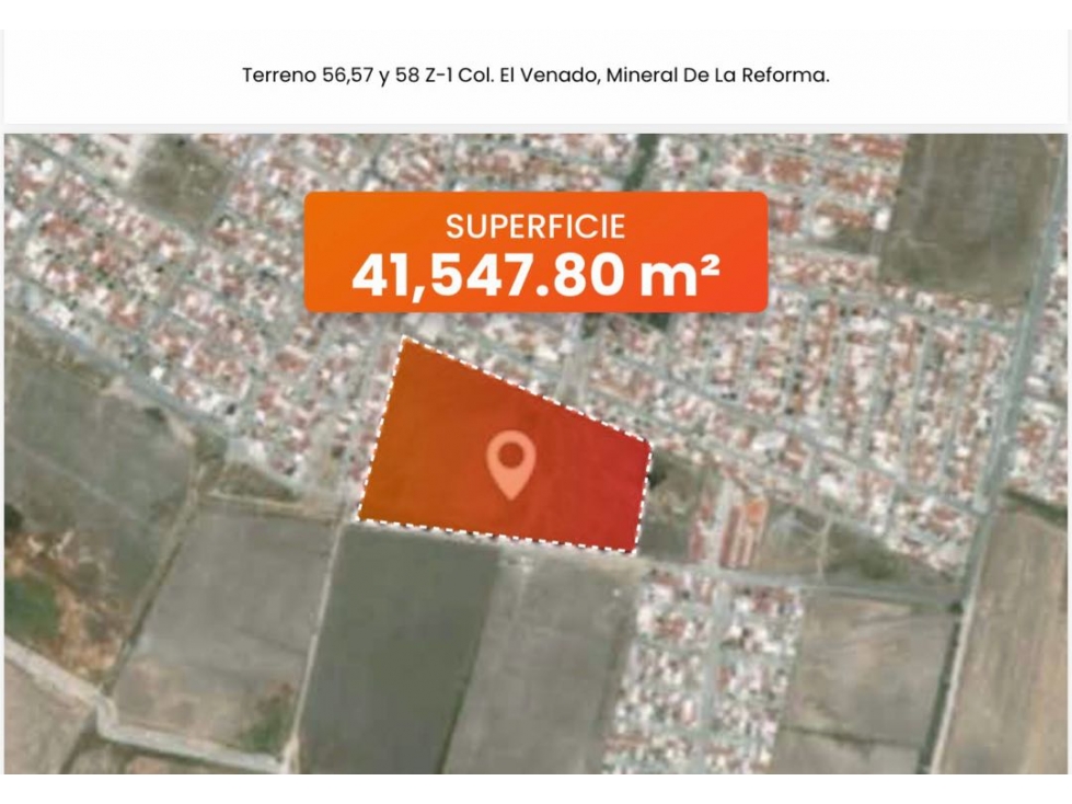 Venta Terreno 41,547 m² en Col El Venado Pachuca — foto 2