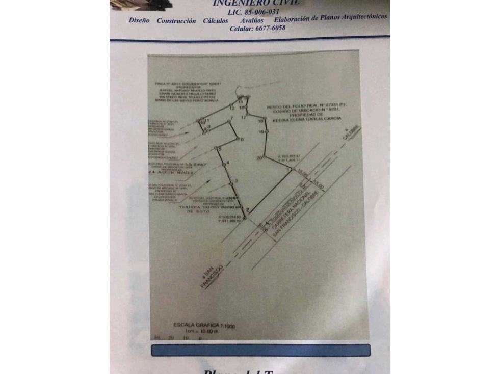 VENTA DE TERRENO EN SAN FRANCISCO VERAGUAS B/. 30 X MT - 3