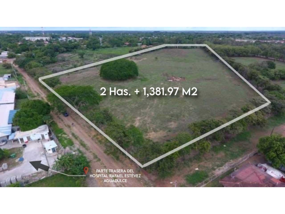 VENTA DE TERRERO EN AGUADULCE TOTALMENTE PLANO a 60 x mt2 NEGOCIABLE