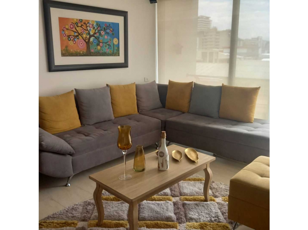 VENTA DEPARTAMENTO 2 HABITACIONES, PISO ALTO, EDIFICIO SECTOR VOZANDES - 1