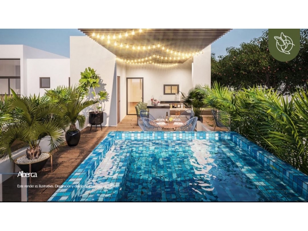 Venta departamento de 1 recamara en Temozón Norte Mérida