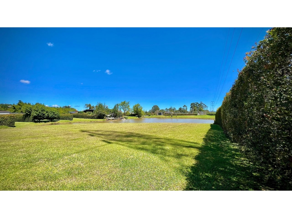 Venta Espectacular Lote Borde Lago Parcelacion Llanogrande