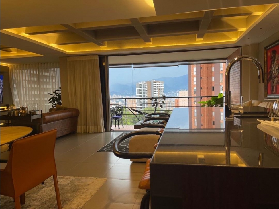 Venta hermoso apartamento en el poblado de 118mts sector tesoro