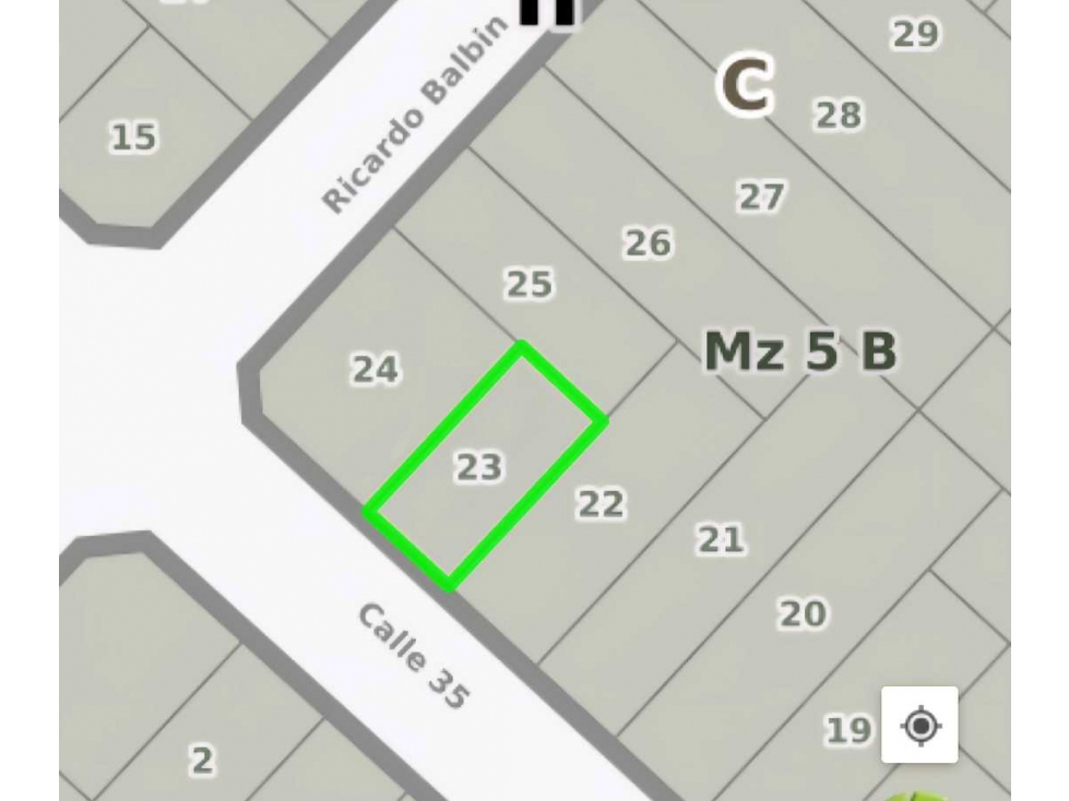 VENTA LOTE EN BATAN SOBRE CALLE 35 - 6