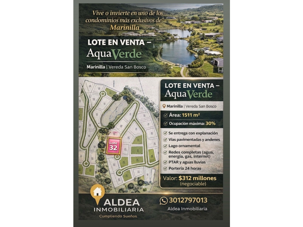 Venta lote en marinilla