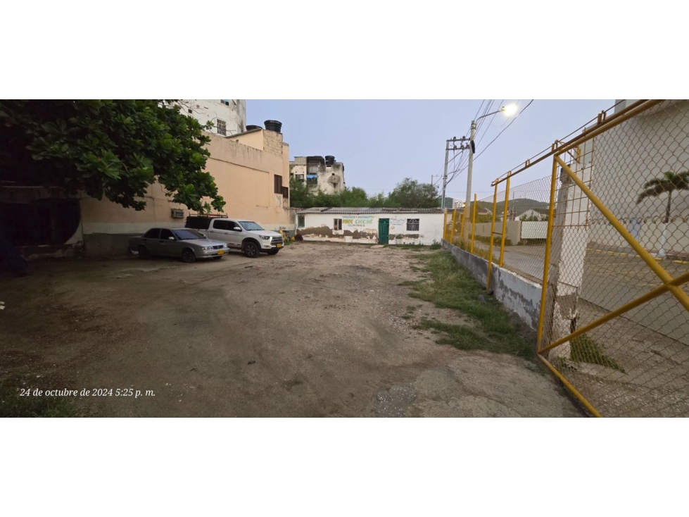 Venta LOTE 278M2 PARA PROYECTO en Rodadero SANTA MARTA