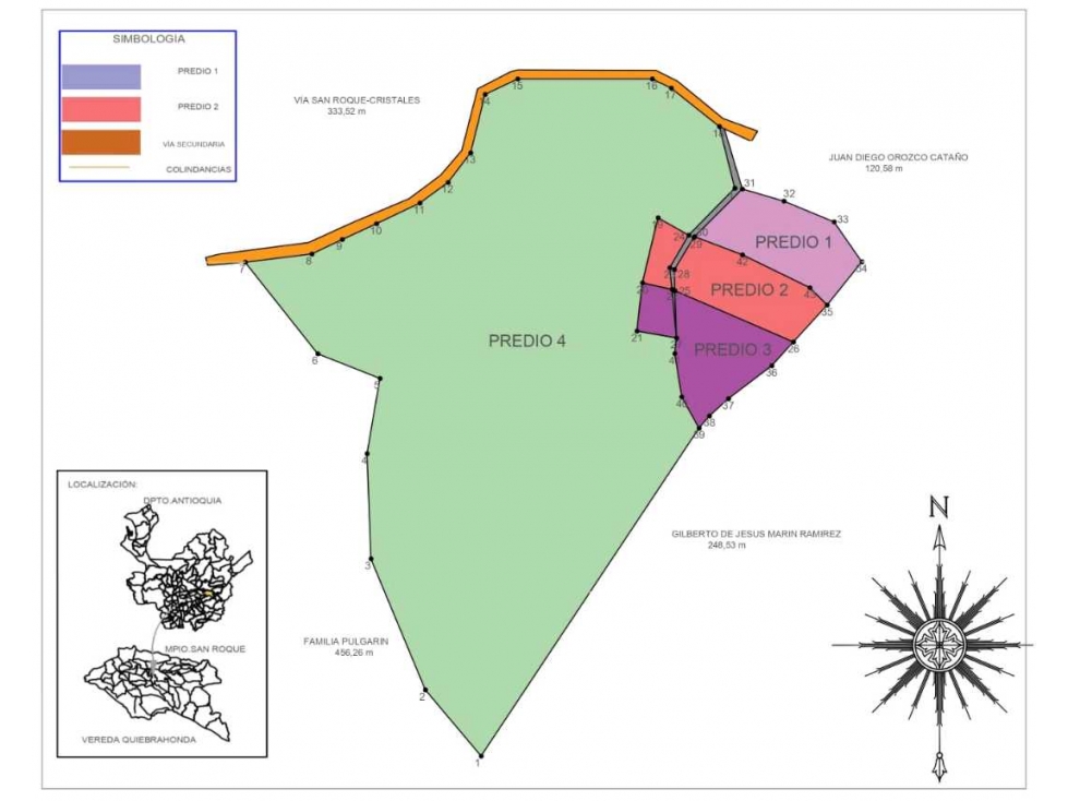 Venta Lote en San Roque corregimiento Cristales - 4