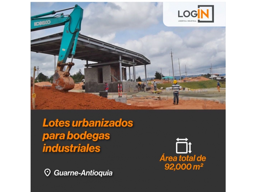 Venta lote industrial Guarne