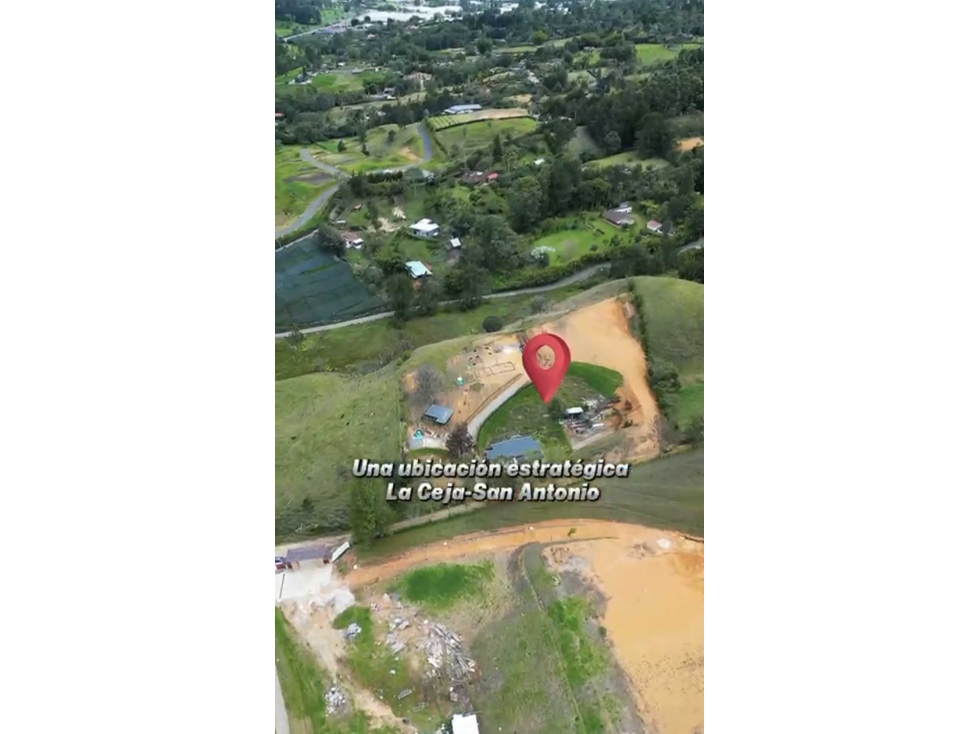 VENTA Lote para Casa Finca via San Antonio La Ceja UNIDAD 5 CASAS