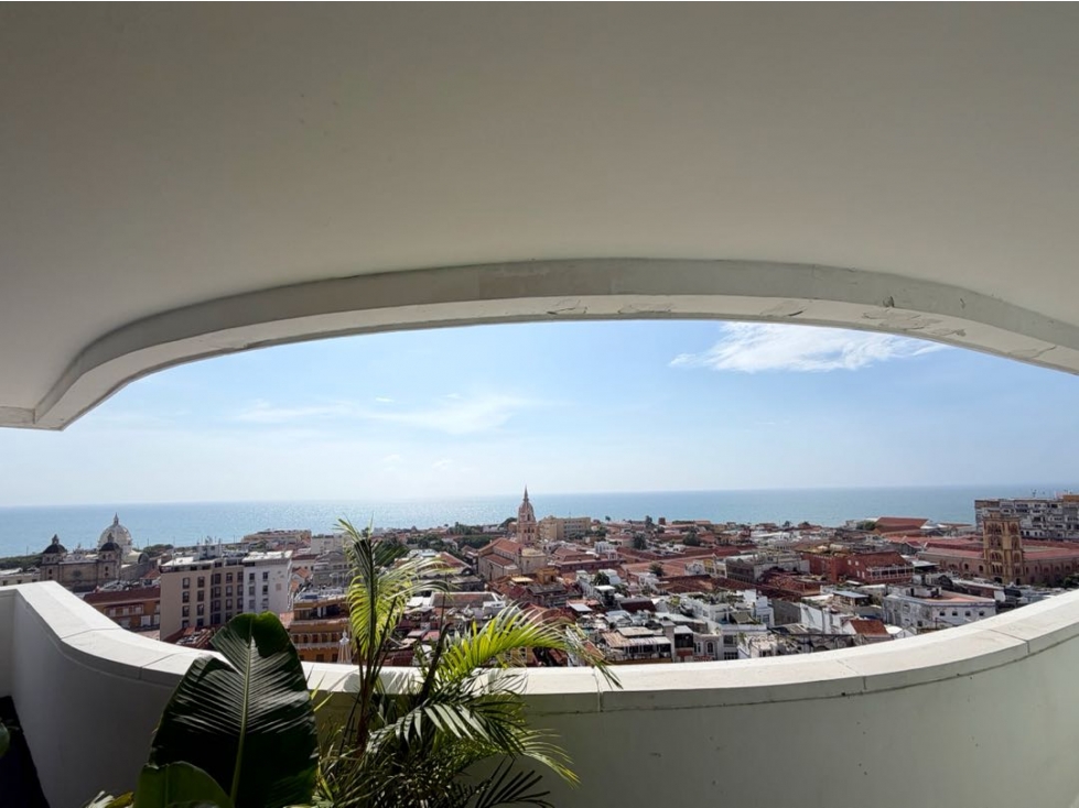 VENTA APARTAMENTO VISTA CENTRO HISTÓRICO CARTAGENA PARA INVERSION