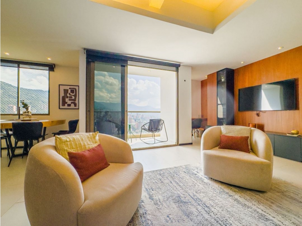Venta Penthouse Amoblado con vista / Altos del Poblado — foto 2