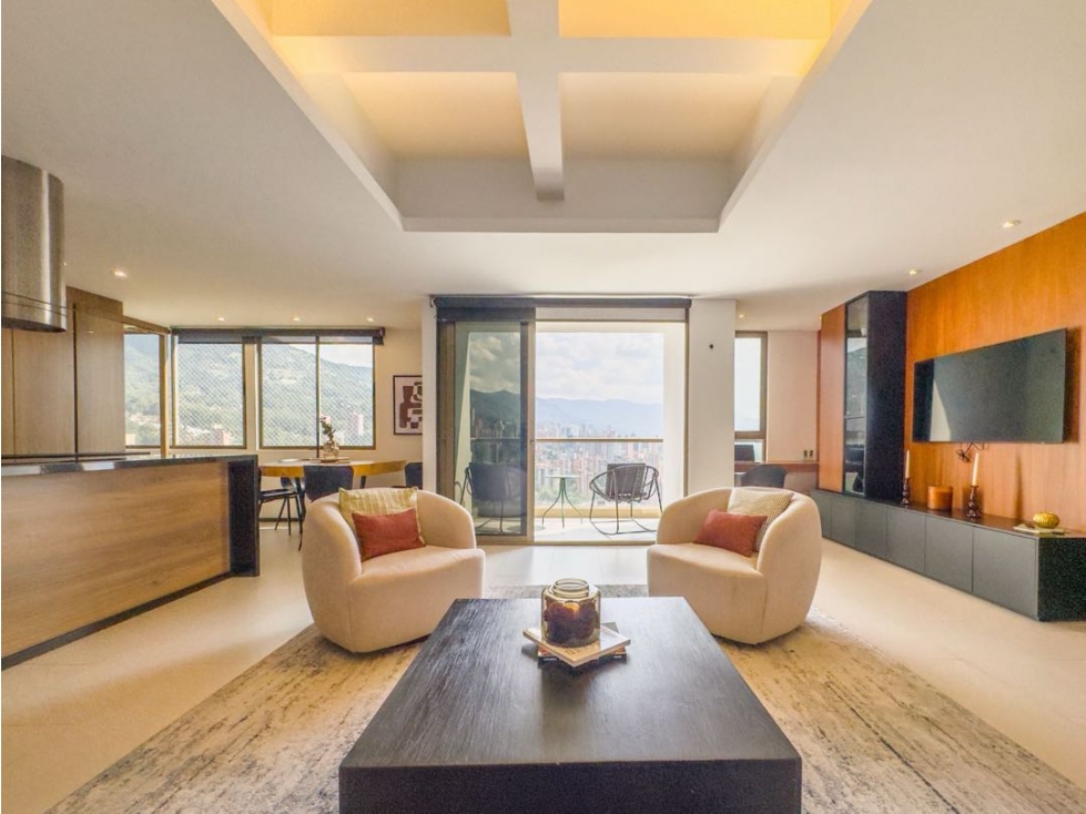 Venta Penthouse Amoblado con vista / Altos del Poblado — foto 3