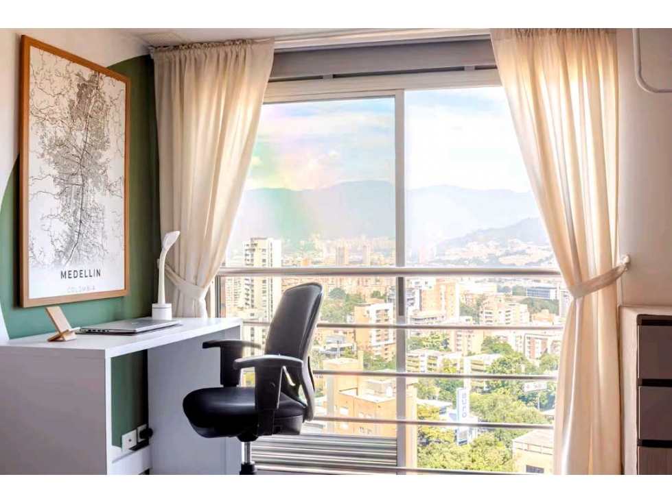 VENTA POBLADO APARTALOFT LA FRONTERA LIC. RENTA CORTA AMOBLADO PARQ + — foto 3