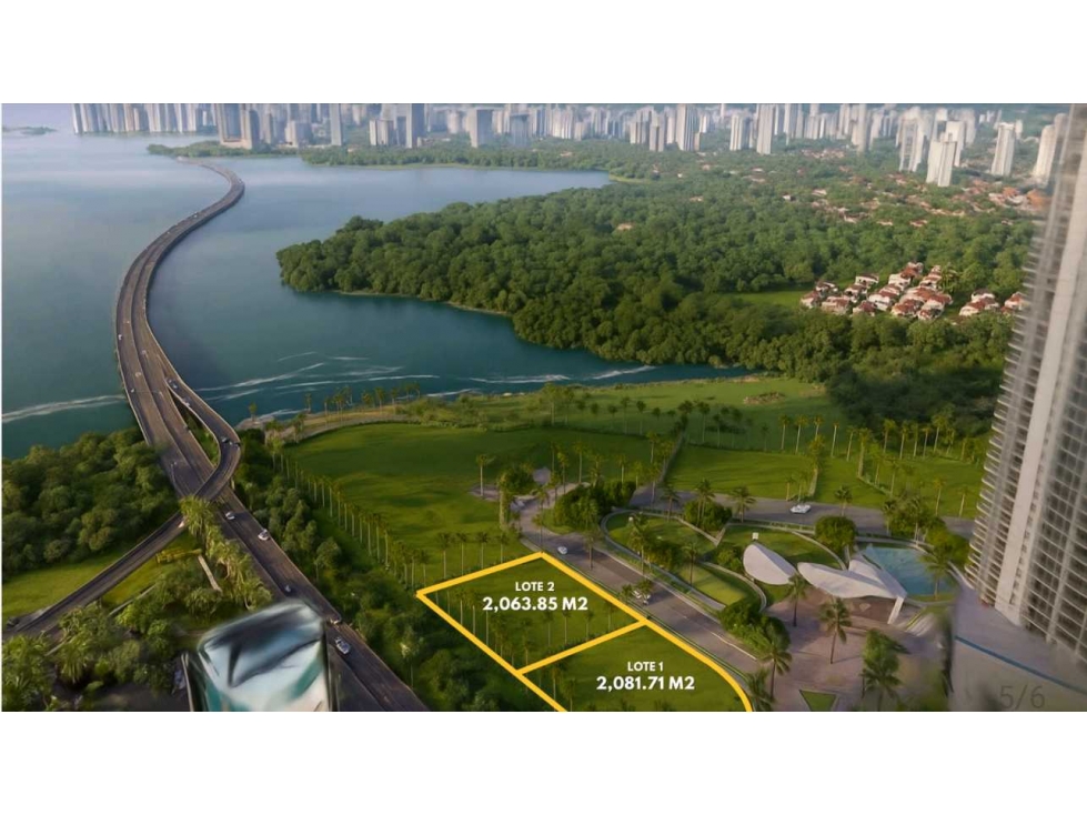 VENTA TERRENOS HASTA 4145M2 CON VISTA AL MAR EN COSTA DEL ESTE — foto 2