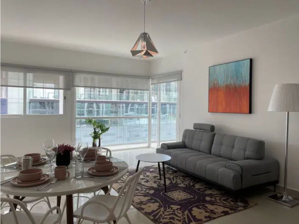 VENTA O AQUILER DE APARTAMENTO GREEN VIEW AMOBLADO BELLA VISTA JP