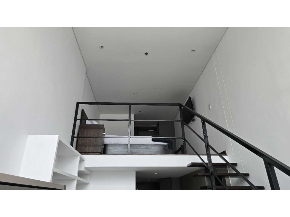Apartaestudio Amoblado Renta Corta 23.65+15m2 Mezanine Chico II — foto 4
