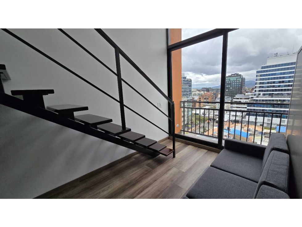 Apartaestudio Amoblado Renta Corta 23.65+15m2 Mezanine Chico II — foto 5