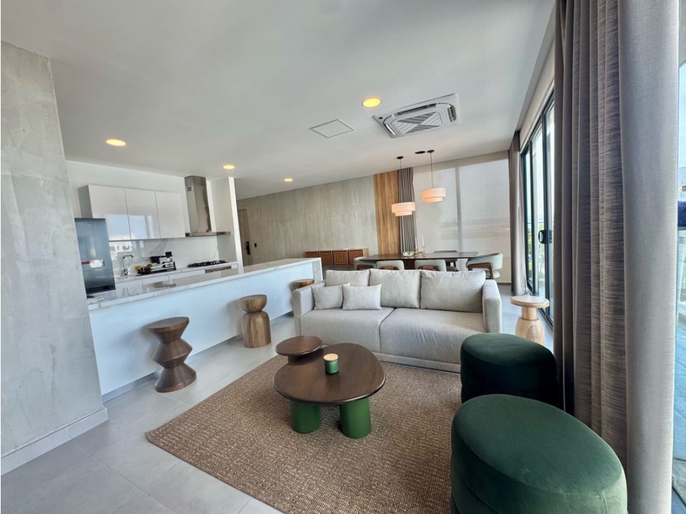 VENTA!Apartamento amoblado en Castillogrande!