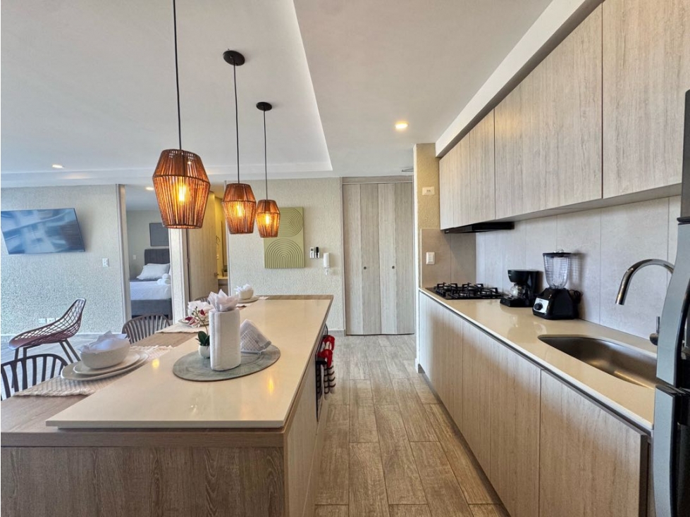 VENTA!Apartamento Amoblado en Cielo Mar! 1 Alcoba! — foto 6