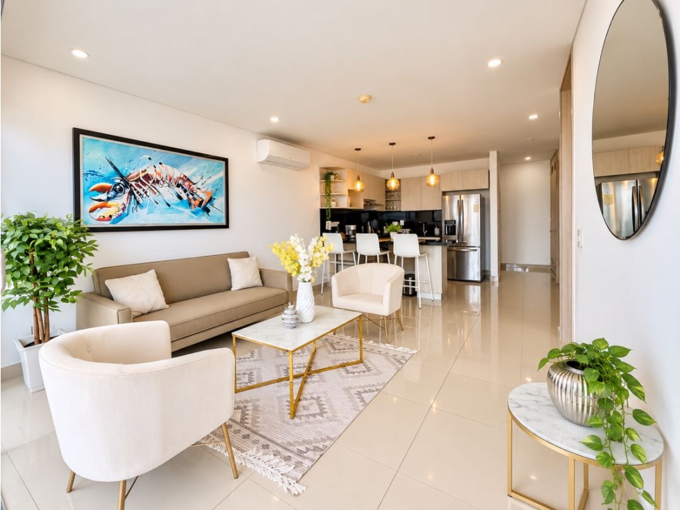 VENTA!Apartamento Turístico en Bocagrande! Amoblado!