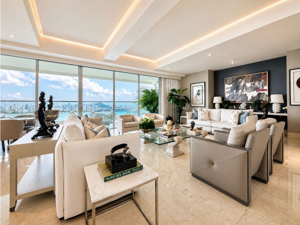 VENTA!Exclusivo Apartamento Frente a la Bahía en Castillogrande!