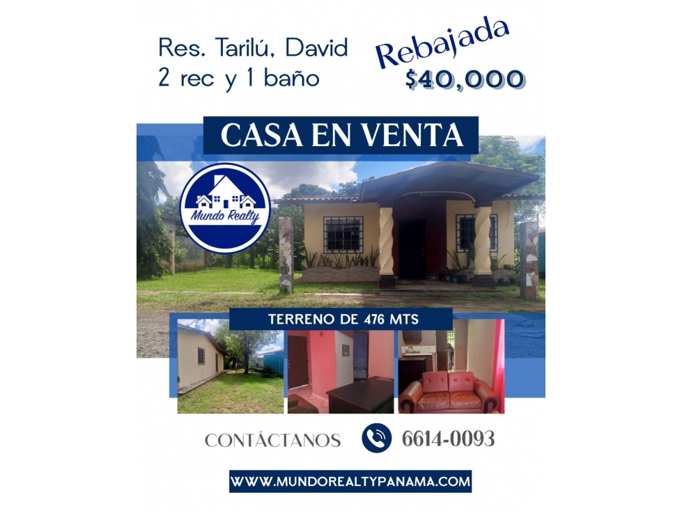 Vivienda económica a la venta