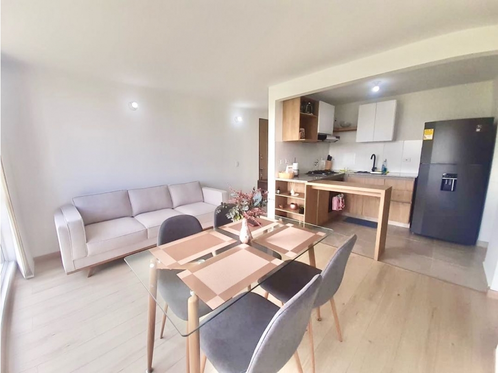 Zipaquira Vendo moderno apartamento con balcón y parqueadero
