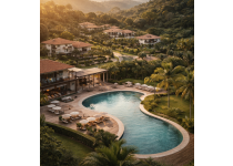 luxury gated condominium living in grecia costa rica pools mountains and tropical landscape