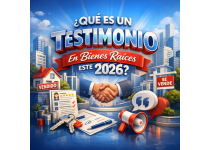 que es un testimonio en bienes raices este 2026