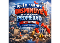 que es lo que mas disminuye el valor de una propiedad este 2026