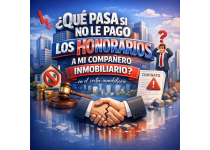 que pasa si no le pago los honorarios a mi companero inmobiliario