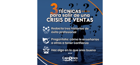3 tecnicas para salir de una crisis de ventas