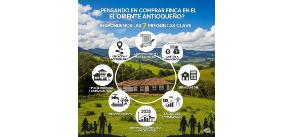 pensando en comprar finca en el oriente antioqueno respondemos las 7 preguntas clave