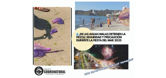 ni las aguas malas detienen la fiesta seguridad y precaucion durante la fiesta del mar 2025