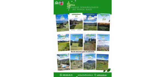 24 ediciones del magazin inmobiliario su finca raiz